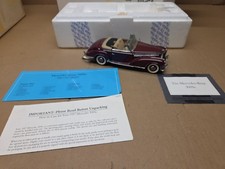 Franklin Mint 1957 Mercedes-benz 300 Sc 124 Maroon Diecast