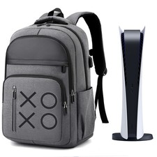Game Cosole Backpack Travel Bag Travel Carrying Case for PS5/PS4 Console and ...