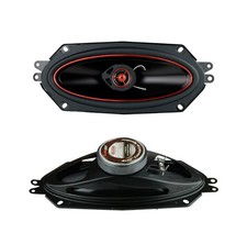 Pair 4x10 inch Premium Coaxial 2-Way Car Audio Stereo Radio Replacement Speakers