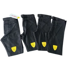 Cat & Jack Toddler Girls Size 5T Pull-On Legging Black/Black (4 Pack)