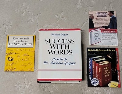 Reader's Digest Success With Words Hardcover 1983 English Usage Dust Jacket