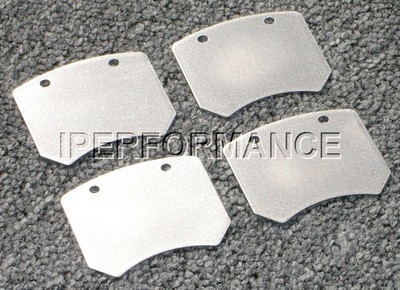 Titanium Brake Pad Shim Heat Shield Set for TVR S 1986-1994; Rear