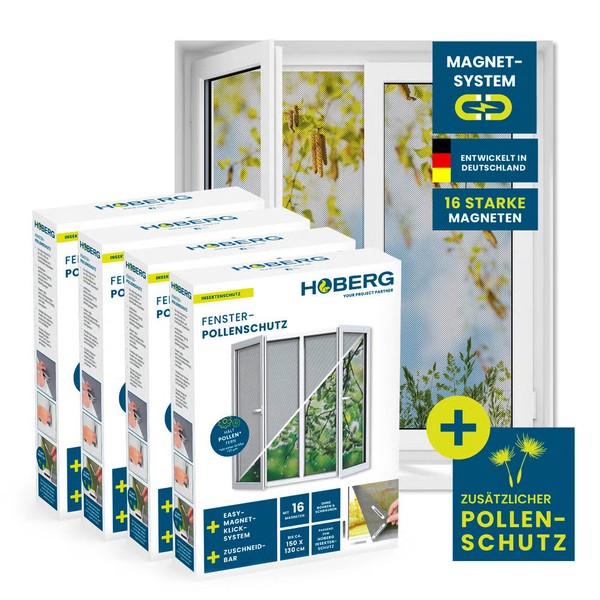 Pollenschutz Moskitonetz Insektenschutz Fliegengitter Fenster Magnetbefestigung-image