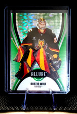 2025-26 Upper Deck Allure DUSTIN WOLF #73 Base Green Quartz #28/99 SP - Flames