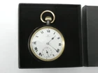 Beautifull Antique Gunmetal Cased Omega Pocket Watch Dated 1913.