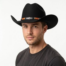 Men's  Gladwin Bond Western Classic Cattleman Pure Wool Cowboy Hats