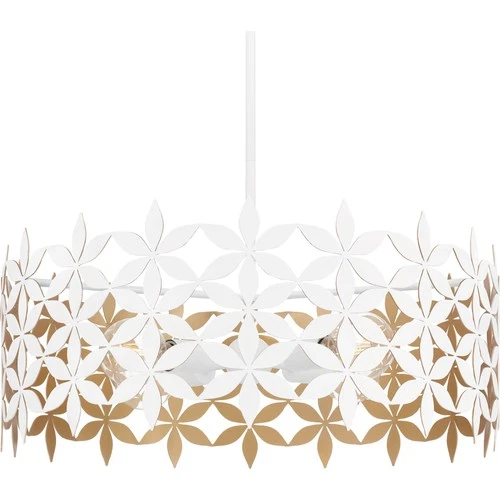 Quoizel QP6746 Piper 4 Light 25"W Pendant - White - Picture 2 of 7