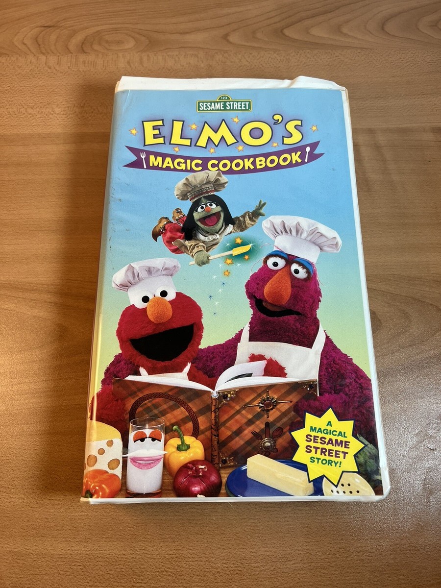 Sesame Street - Elmos Magic Cookbook (VHS, 2001) Clamshell