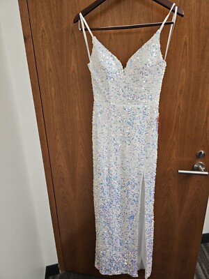 B Smart Junior Womens Sleeveless Sequin Bodycon Dress Sequin White Sz M 7/8 Prom | eBay B Smart Junior Womens Sleeveless Sequin Bodycon Dress Sequin White Sz M 7/8 Prom | eBay