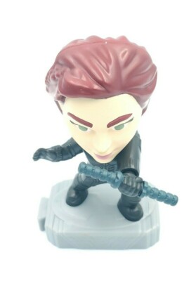 2019 Marvel Comic Mc Donald's Happy Meal Black Widow Spinning Arm USA Seller