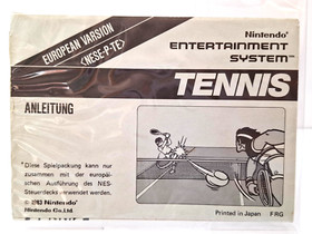 NES - Tennis - Nintendo NES Game With Box - PAL - Beekeepers - European Version