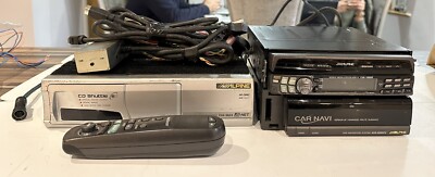 Alpine CVA-1003R Media Station, Navi Module NVE-N055PV + 6 Disc Changer Retro