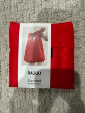 BAGGU Red Standard Baggu Reuseable Bag NWT HTF Rare