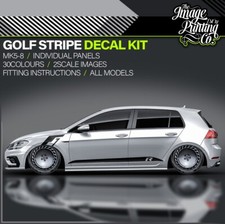Golf Stripe Vinyl Decal Kit - Mk5 6 7 8 - Stickers - Golf R Gti Apr Limitedv2