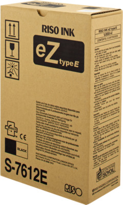 Risograph S-7612E Original Black Ink For EZ200 / EZ300 / EZ370 / EZ570