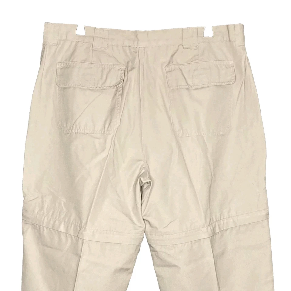 Pacific Crest Hombre Convertible Resistente Exterior Pantalones 40 x 30 Cónico Lona Sólido Foto 4 de 4