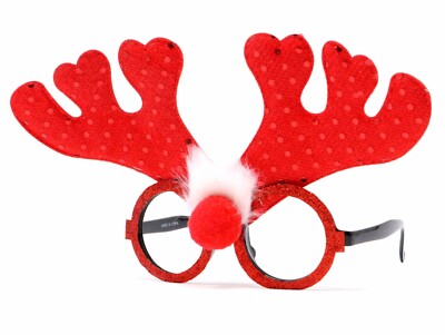 Reindeer Antler Glasses Rudolph Christmas Xmas Party Novelty Santa Fancy  Dress UK