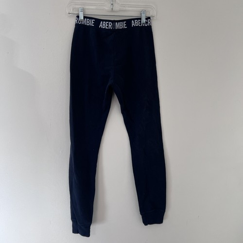 Abercrombie Pantaloni Leggings Icona Vita Alta Marina Bambini Ragazze 13/14 - Foto 4 di 6