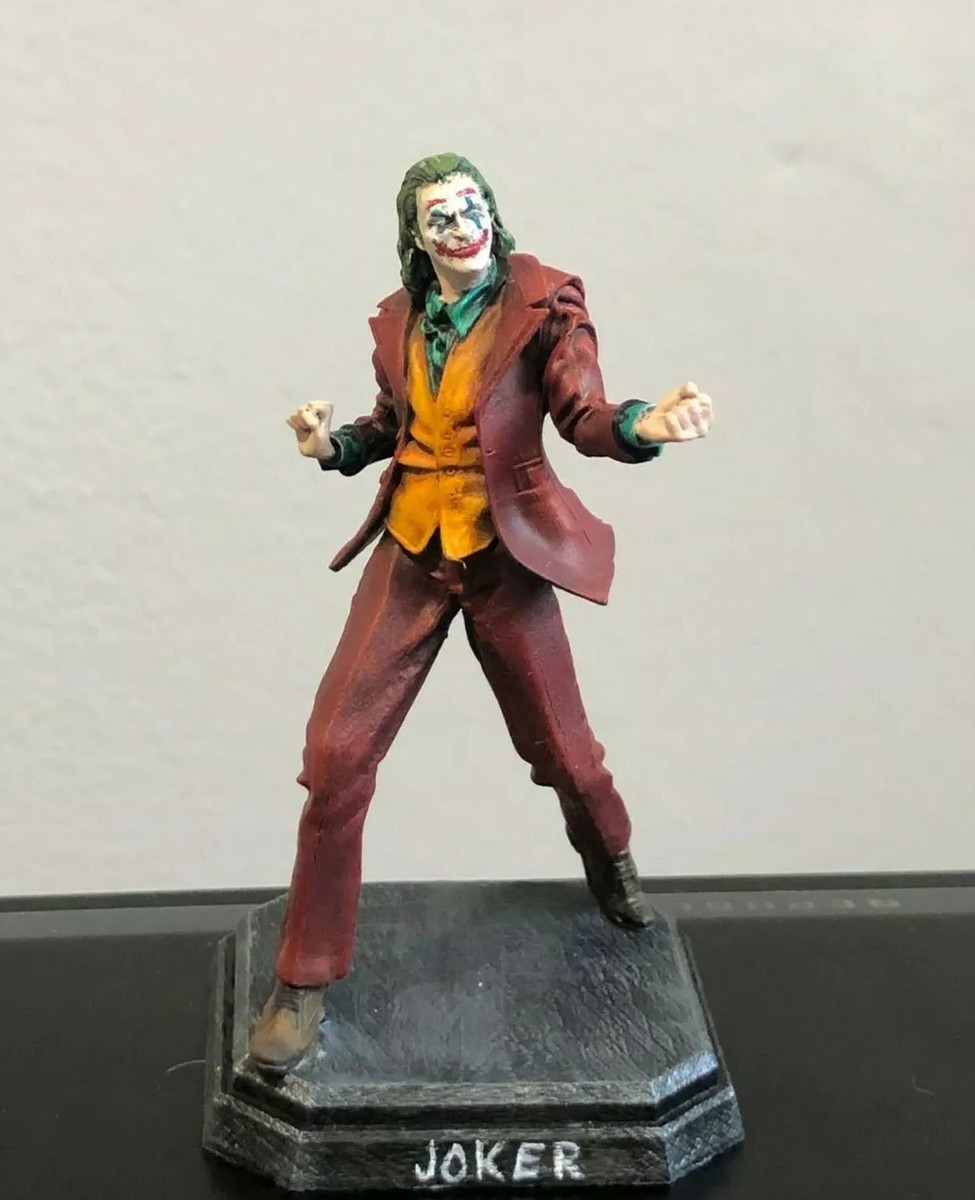 JOKER statua in resina NUOVA dipinta a mano Action figure Joaquin Phoenix  75mm