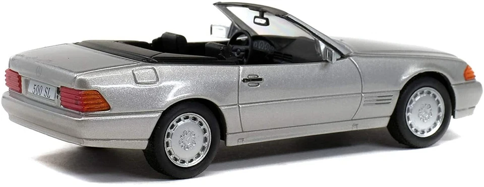 MERCEDES BENZ 500 SL CLASS R129 1989 ARGENTO SOLIDO S4304000 1/43 KLASSE ARGENTO - Immagine 3 di 4