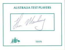 Australia Cricket KEN MACKAY Signed Test PLAYERS Card b.1925 d.1982