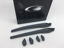 AUTHENTIC OAKLEY FLAK 2.0 EAR SOCKS  NOSE PADS KIT Slate NEW 