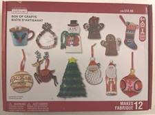 NEW Holiday Crafts Kids 12 Ornaments Christmas Decorations Creatology Art Kit