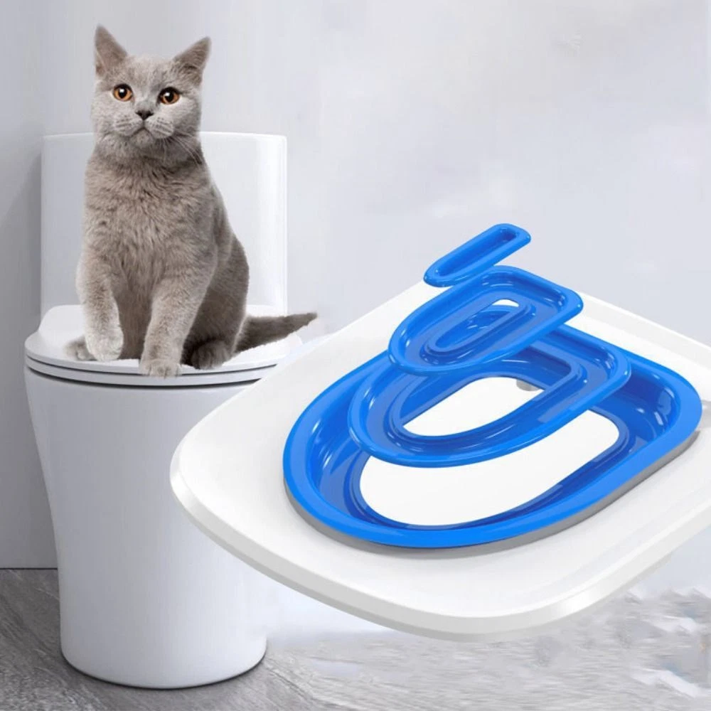 Cat litter tray for clearance toilet