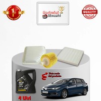 Inspektionskit Filter Und ÖL FüR Toyota Auris Ii 1.4 D-4D 66KW 90CV 2016