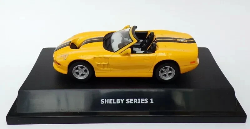 Maxi Car 1/43 Scale Model Car MX23520 - Shelby Series 1 - Yellow DIE CAST - Immagine 2 di 4