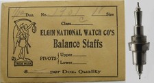 Elgin Watch 18s DR 1901 c watch part: balance staff 723