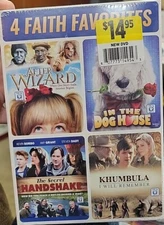 4 Faith Favorites DVD Set - Brand New - FACTORY Sealed! FAST FREE SHIPPING 