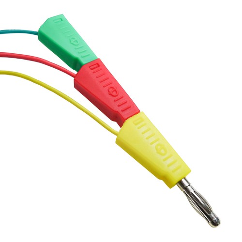 Peakelect Stackable Banana Plug to Breadboard Jumper Wire Soft Flexible Silicone - Picture 4 of 11