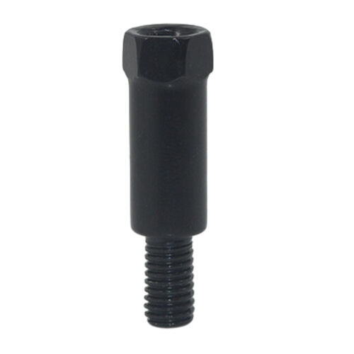 Black Steel Motorcycle Mirror Mount Adapter 8mm Adapter Screw Converter Head