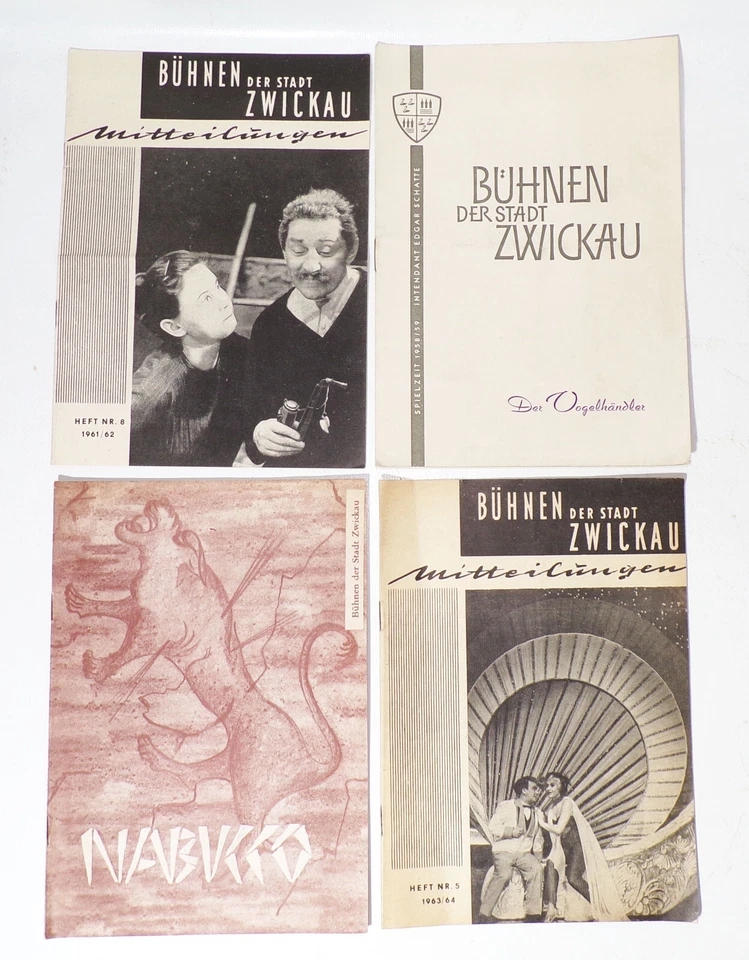 Konvolut Zwickau Theater Hefte 1950er 1960er - Bild 3 von 4