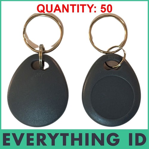 50 x T5577 125KHz LOW FREQUENCY RFID ID KEY TAG FOB READ WRITE T5567 ...