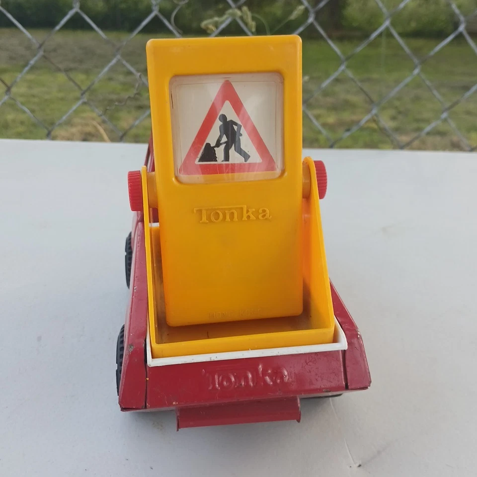 Mini Tonka 1974/75 Super Thrust Pickup Truck with Flip Sign - Image 4 of 4