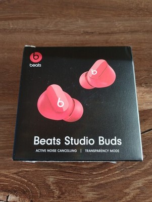 Beats Studio Buds   Rot   Defekt / Ersatzteilspender   Inkl. Ladecase