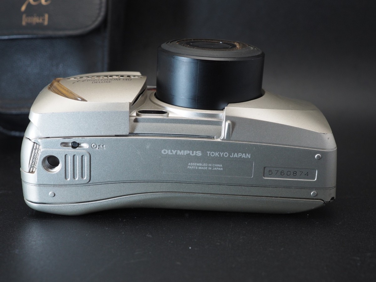 Olympus µ mju stylus Zoom 140 DLX DELUXE Film Camera From JAPAN