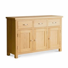 Roseland Furniture London Oak Large Sideboard RRP £370