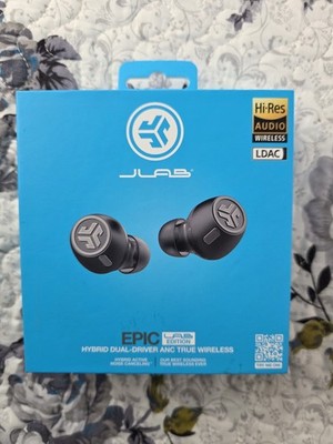 JLab Epic Lab Edition Hybrid Dual-Driver ANC LDAC Hi-Res Earbuds