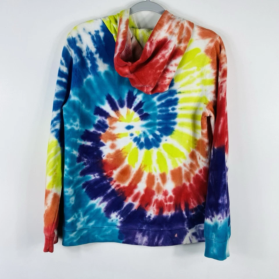 Lands End Niños Husky Talla XL 14H 16H Tie Dye Pullover Sudadera con Capucha Mezcla de Algodón Foto 2 de 4