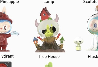 POP MART The Monsters Labubu Almost Hidden Series- Tree House Figure
