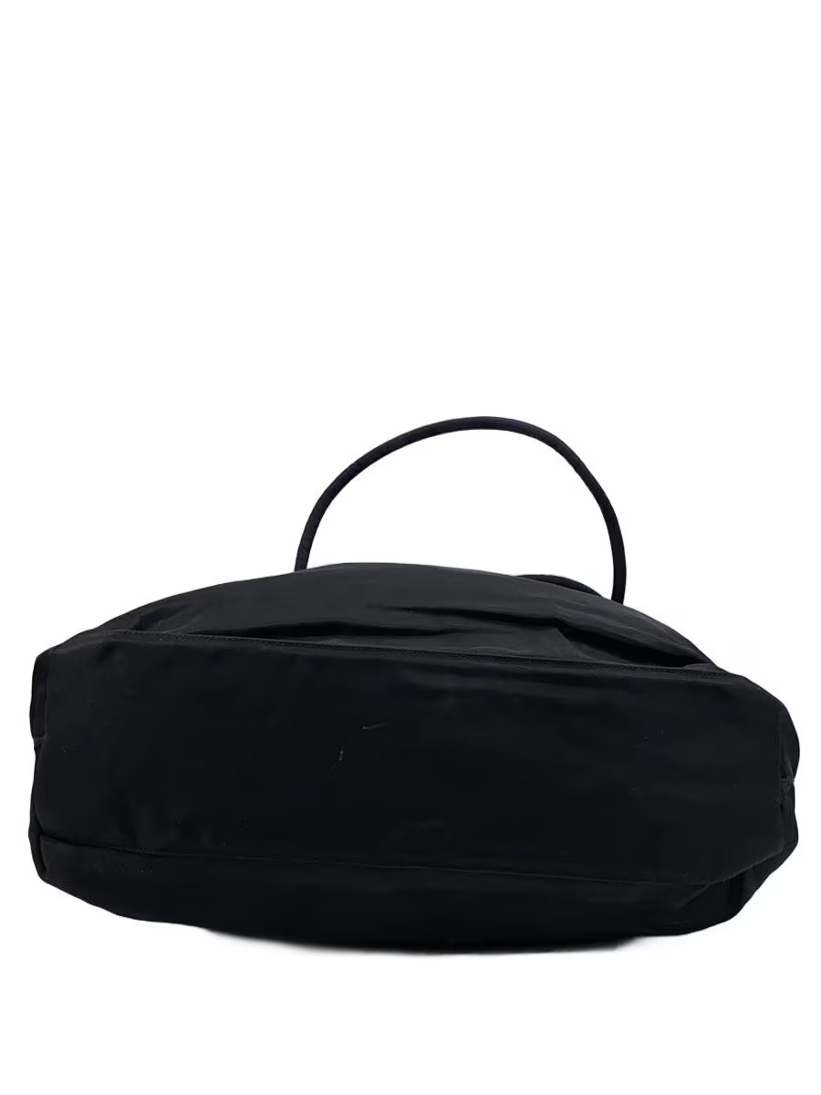 Prada Denim Tote Bag, Black, Solid Color, Scratches thumbnail 4