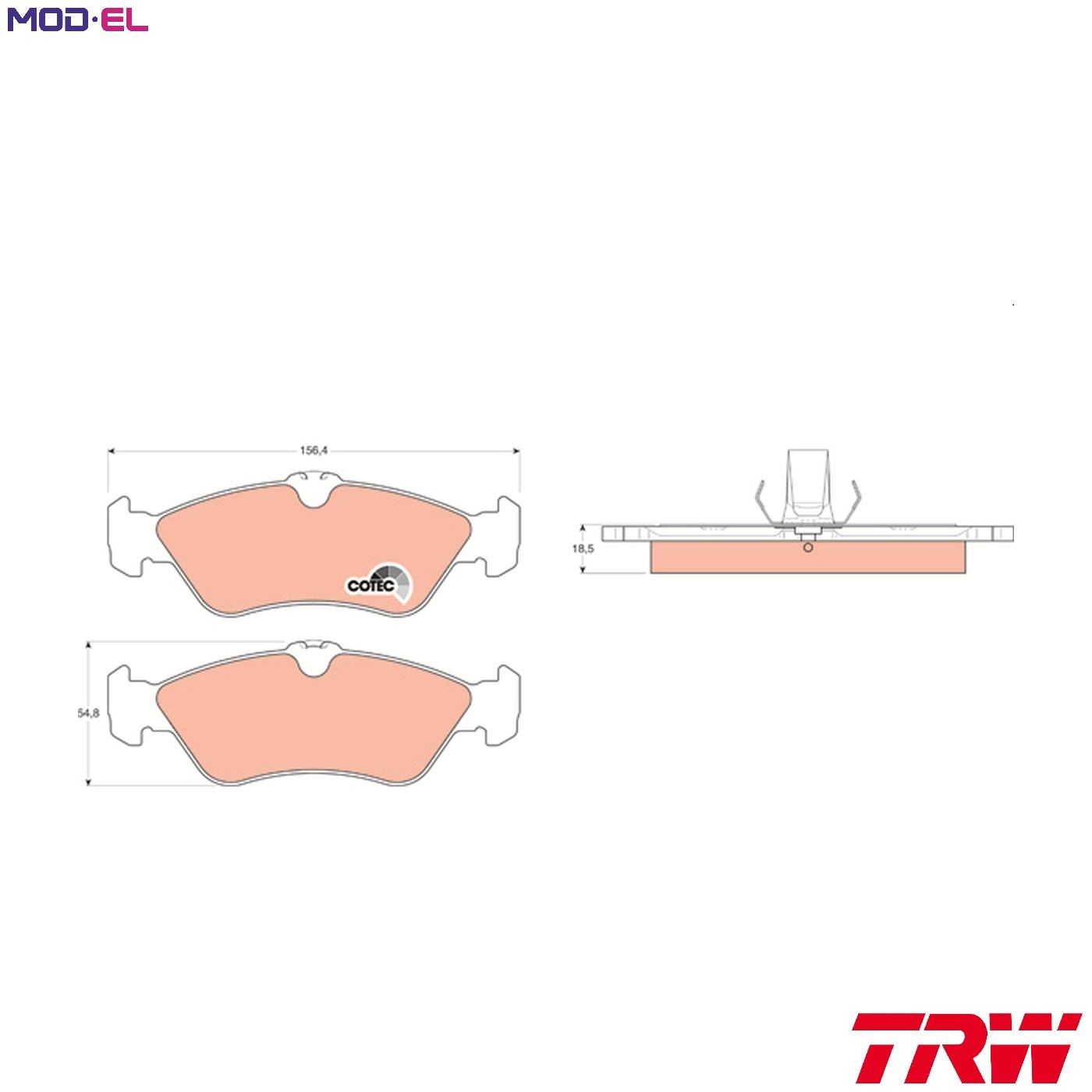 BRAKE PAD SET DISC BRAKE GDB1263 FOR VW LT/Mk/II/Bus/28-35/Platform/Chassis 2.8L