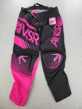 NWT Answer Racing ANSR Syncron Motocross Pants Hot Pink Black Womens Sz 8 Medium
