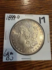 1899-O Morgan Silver Dollar, New Orleans Mint, BU Beautiful Luster
