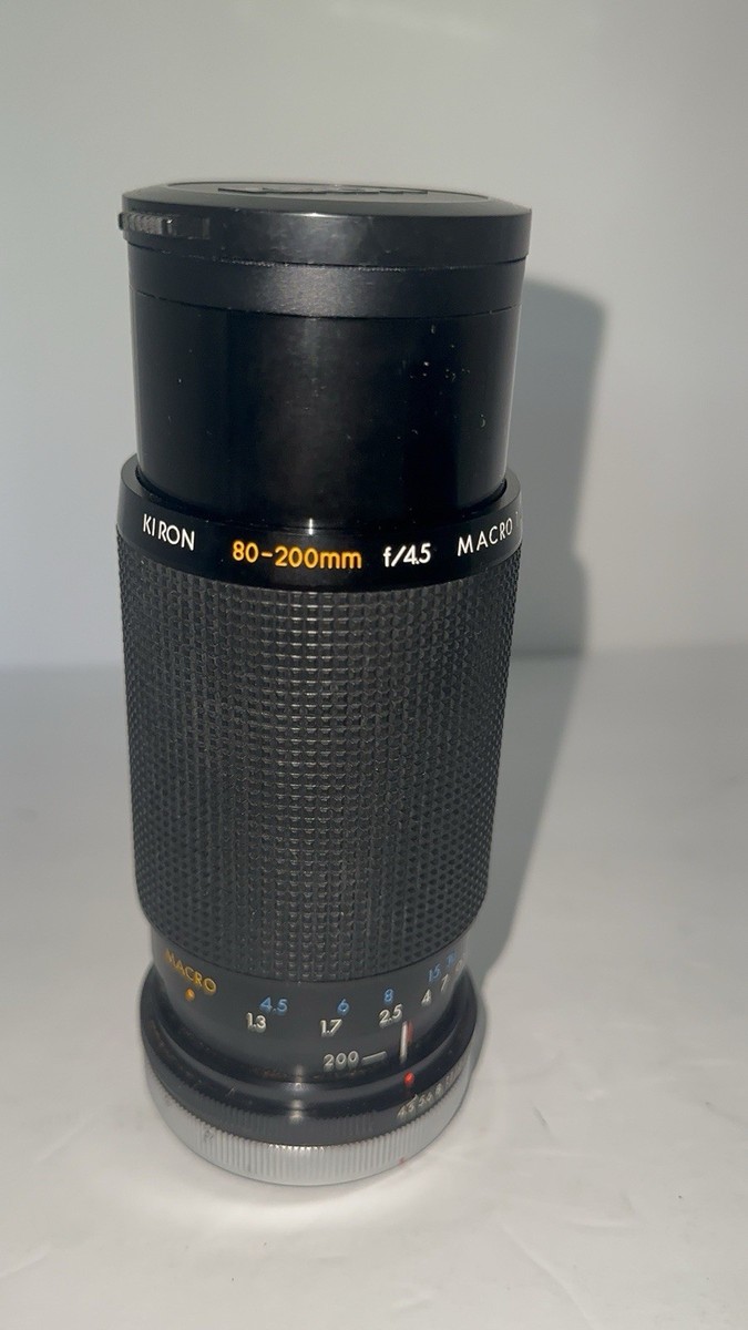 Kiron 80-200mm f/4.5 Zoom-Macro Lens for Canon FD Mount With