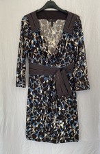 Bcbg Maxazria Dress XXS Multicoloured Jersey Stretch Shift Summer MIDI 