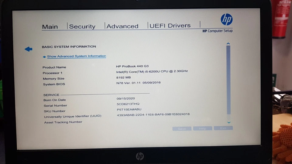 READ DESCRIPTION! HP probook 440 g3 14" Laptop Intel Core i5-6200U 8GB 256GB SSD - Image 2 of 4